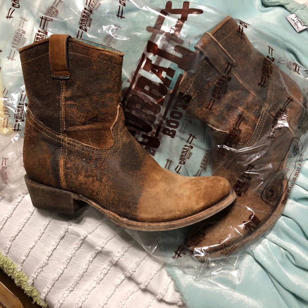 Coral Chocolate Lamb Skin Boots